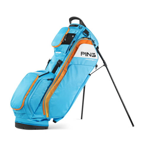 Side image of Hoofer 14 Carry Bag, Sky Blue/Orange